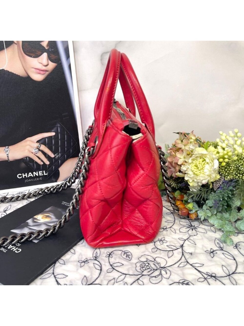 Chanel Quilted 2-Way Chain Shoulder Bag - Picture 6 of 15